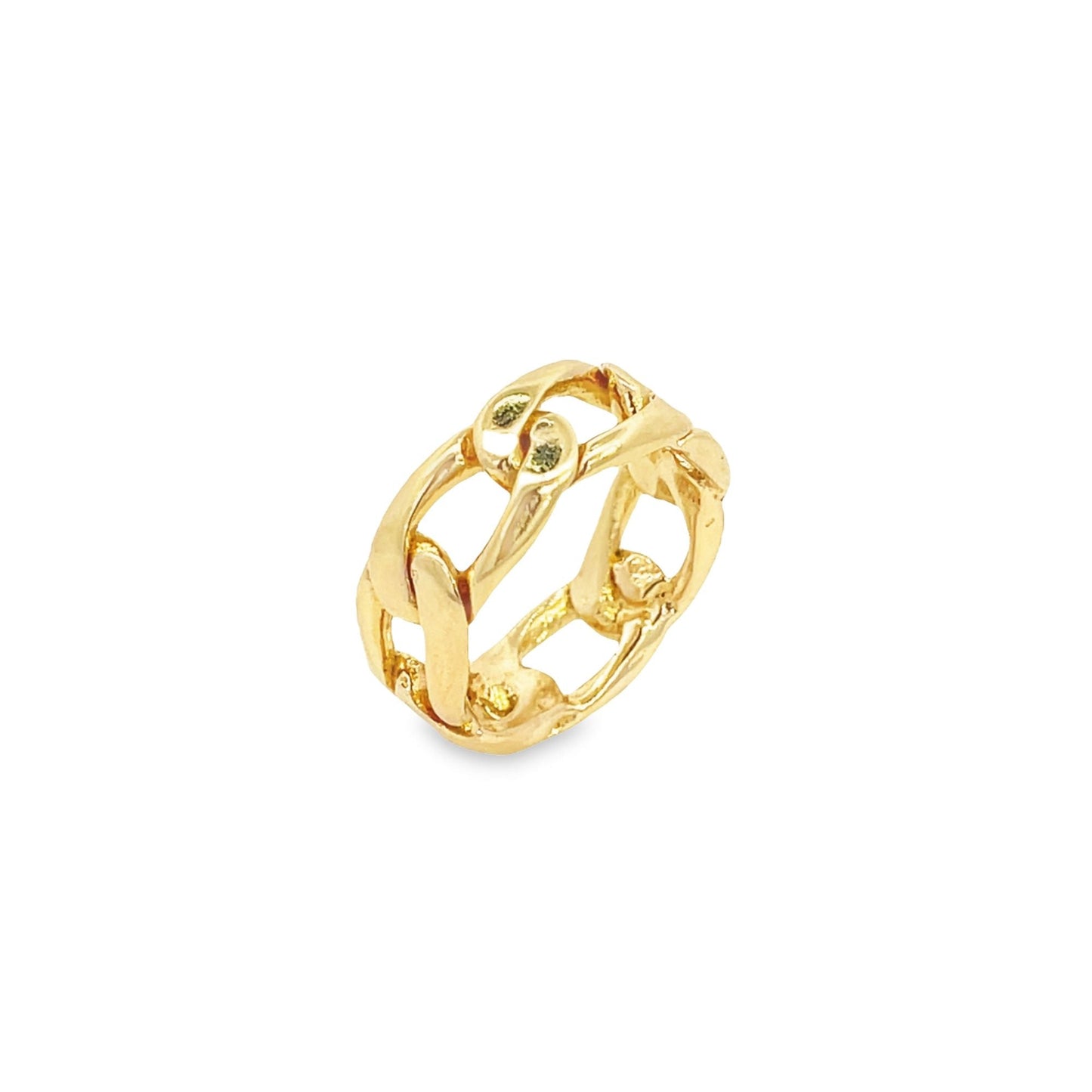 Chunky Cuban Curb Ring (D9)